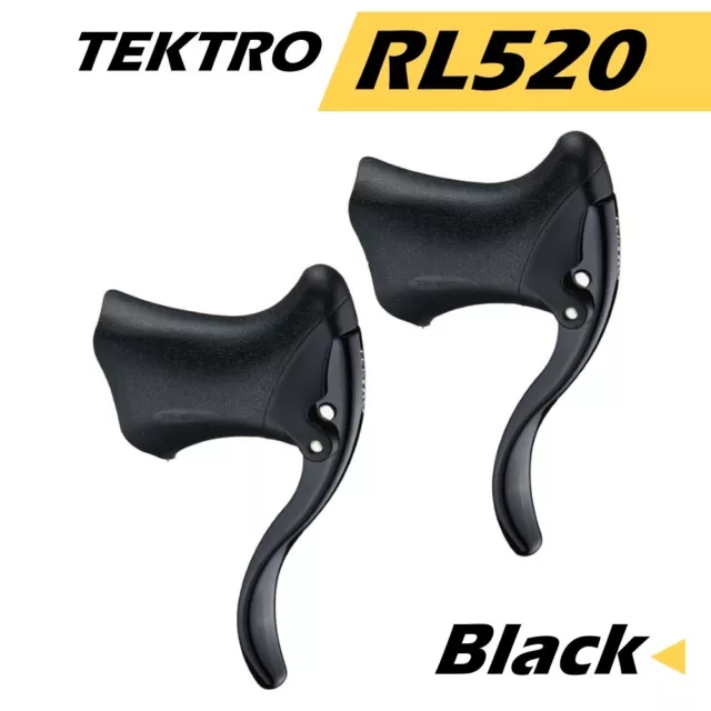 TEKTRO RL520 Road Bike Drop Bar for Linear pull Brake Lever - BLACK