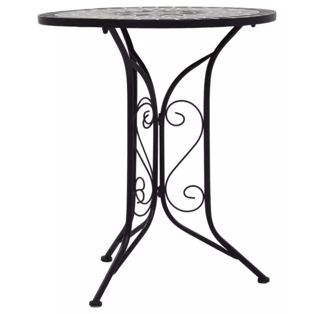 Tidyard  Bistro Table  Frame Ceramic Weather Resistant Balcony Pool Side C9L1 3