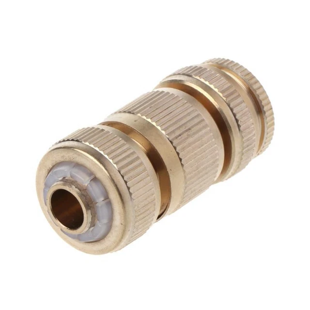 Brass Tap Hose Connector  1/2" Hose Pipe Tap Connectors Indoor Outdoor Garden