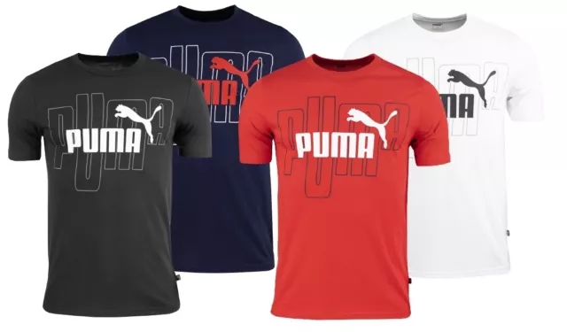 PUMA Herren T-Shirt Graphics No. 1 Logo Tee All Time Fitness Training Sport