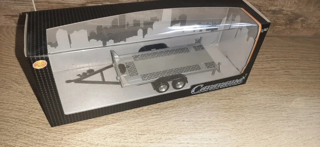 Remorque Porte-voiture Dagobert SM10 Saviem – Hachette Altaya 1/43 – Bleu