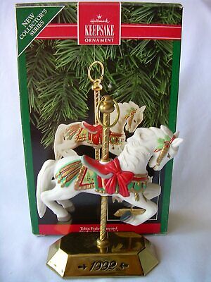 Hallmark Keepsake Tobin Fraley Carousel Horse Christmas Ornament 1992