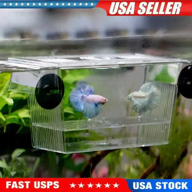 Aquarium Fish Tank Hatchery Box Breeding Transparent Acrylic Incubator Holder