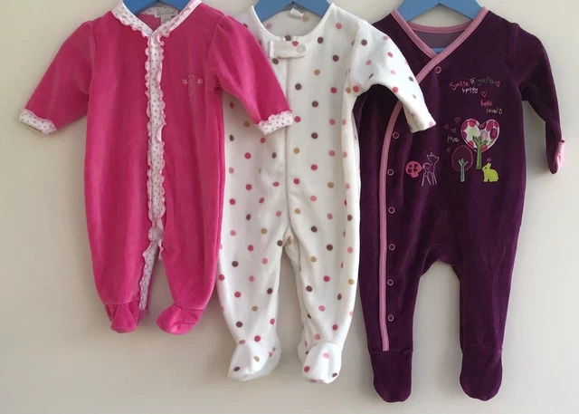 Pacchetto di abbigliamento per bambine età 0-3 mesi M&S Next Kissy Kissy