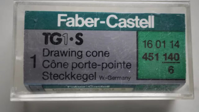 Original Faber-Castell Zeichenkegel  1,4 mm NEU/OVP