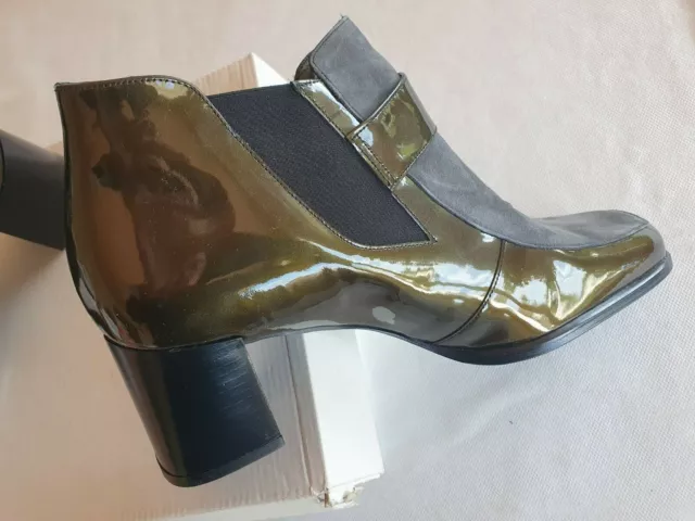 Bottines en cuir neuves Cendrillon Chausseur modèle Redon taille 41 (pa)