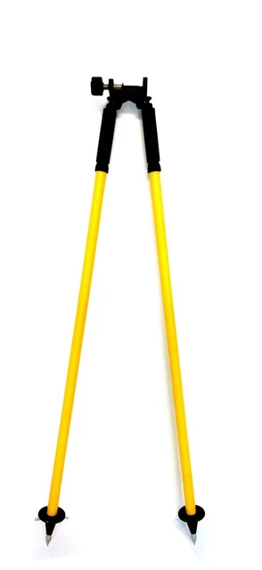 Bipod Surveying Thumb Realease, Aluminum Bipod for Prism Poles Land Survey