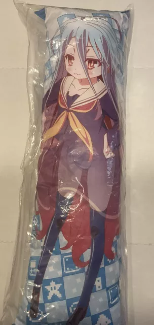 NEW NO GAME NO Life Shiro Girl Anime Body Pillow Double Side Huggable Pillow 79.00 PicClick