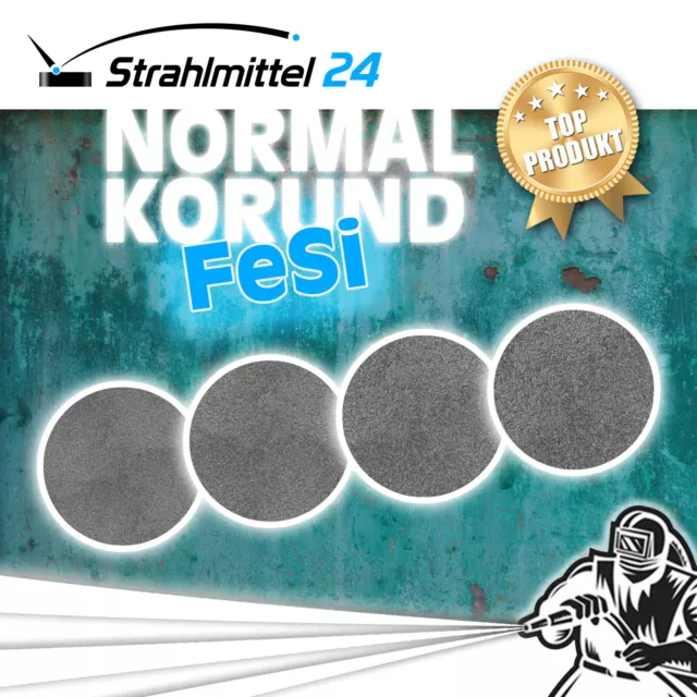 25 kg Normalkorund FeSi Strahlmittel Sandstrahlen Strahlkorund Strahlsand Korund