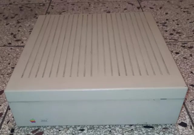 Apple 20SC externe HDD Gehäuse ohne Inhalt für Macintosh 128K 512K Plus SE usw.