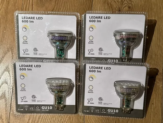 SOLHETTA LED bulb GU10 600 lumen, dimmable - IKEA