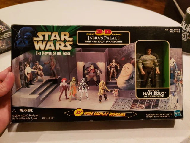 1998 Star Wars PotF Jabbas Palace 3D Diorama Han Solo in Carbonite Action Figure 1998 Star Wars PotF Jabbas Palace 3D Diorama Han Solo in Carbonite Action Figure