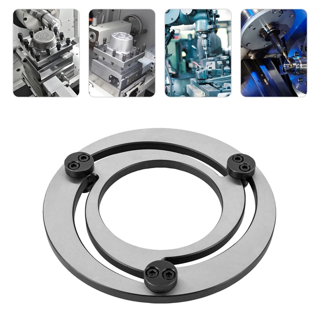 8 Inch 3 Jaw Adjustable CNC Lathe Chuck Boring Ring For Soft Jaws External Claw