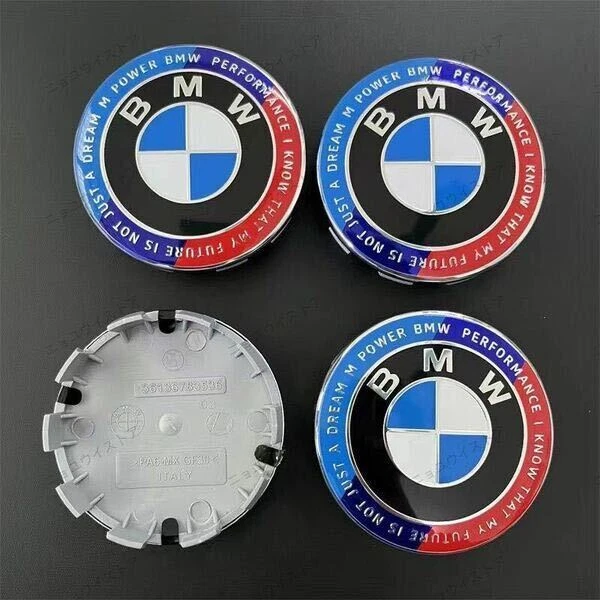 BMW Performance 50 Years M Wheel Center Cap Set (56mm) main image 1