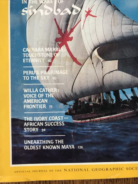 National Geographic Juli 1982 - Sindbad, Andenwanderung, Elfenbeinküste, Willa Cather 2