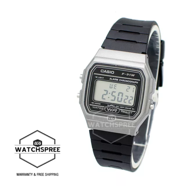 Casio Standard Digital Watch F91WM-1B