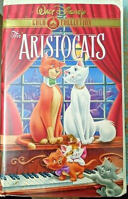 The Aristocats (VHS) clamshell Walt Disney Gold Collection