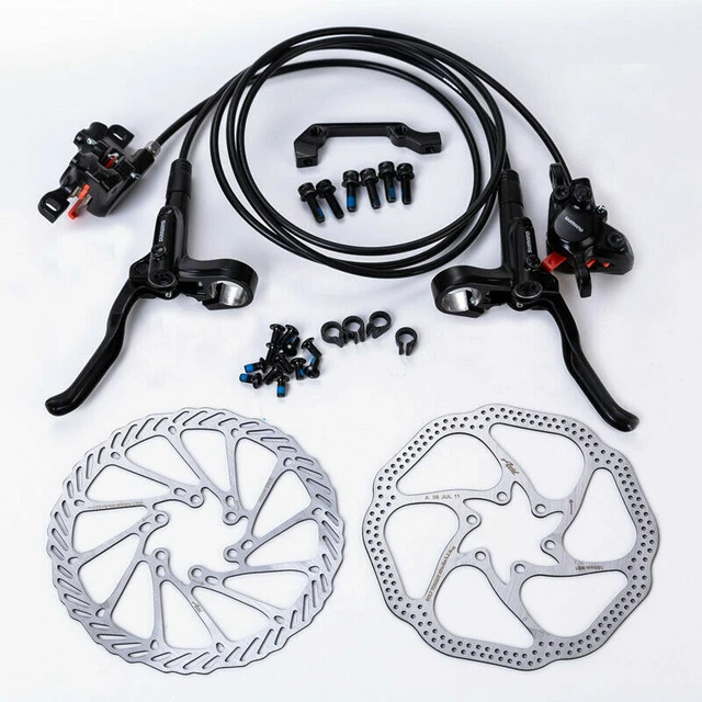 Kit Freins à Disque Hydrauliques Pour VTT - Pression D'huile, Aluminium (neuf)