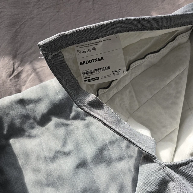 IKEA BEDDINGE KNISA Light Grey Seat Sofa-Bed Cover