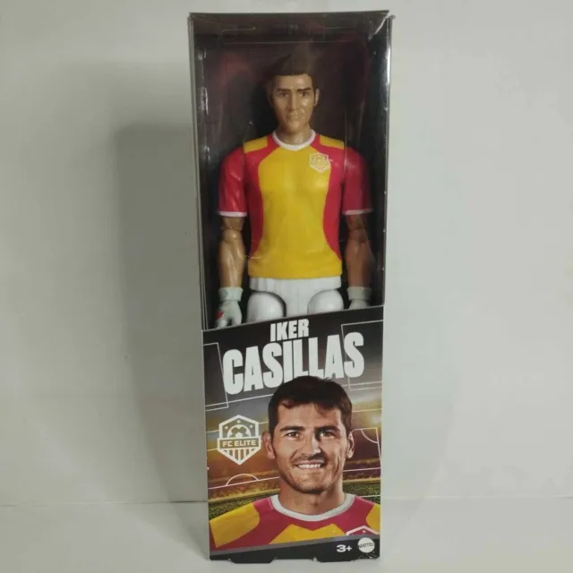 Iker Casillas_ Footballer_ Panini_ Mattel_ FC Elite _ Sport FIgure_ Rare _New