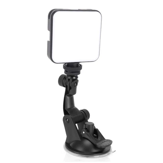 Universal Ring Light Adjustable Lumionsity & Intensity 8h Autonomy 4smarts Black