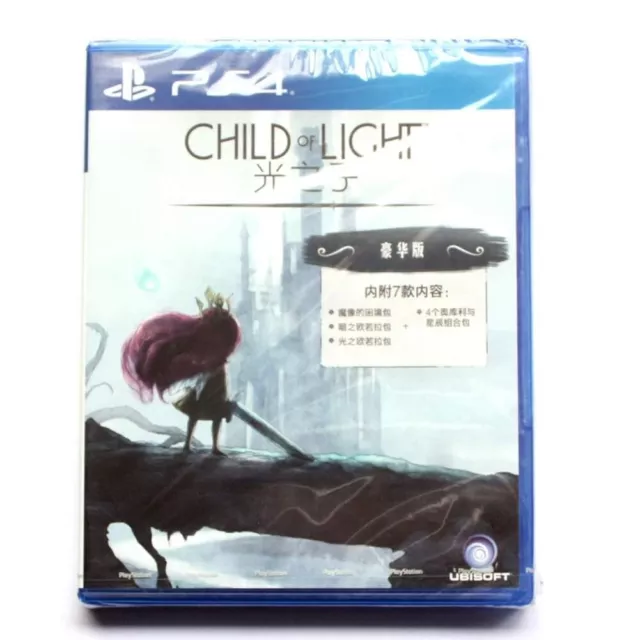 Totalmente Sellado SONY Playtion 4 PS4 PS5 CHILD OF LIGHT Edición Deluxe Juego Cha