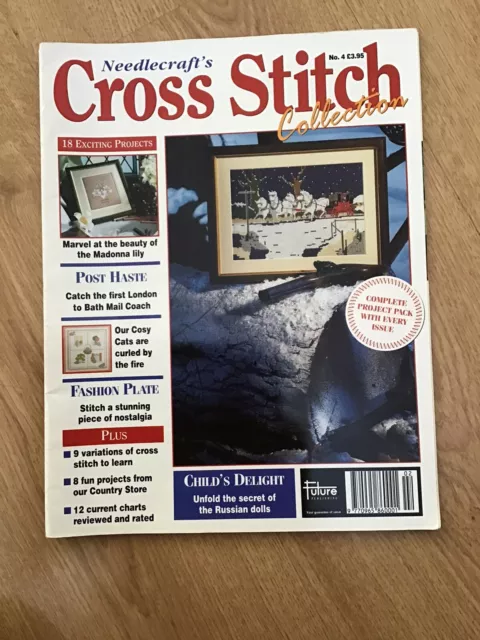 Vintage Needlecraft’s Cross Stitch Collection Magazine No 4 1993 18 Projects