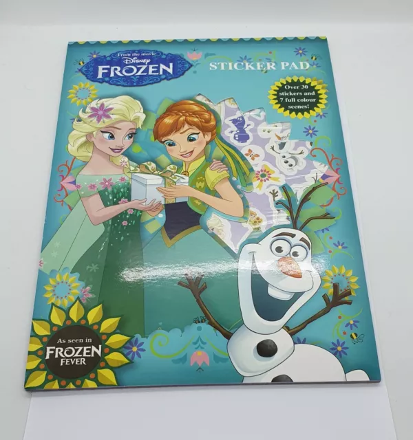 Neuf Tampon Autocollant Disney Congelé Elsa Anna Olaf