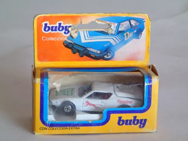 buby FORD Pantera, De Tomaso Pantera L, Car Model #1100, White, NOS Original box