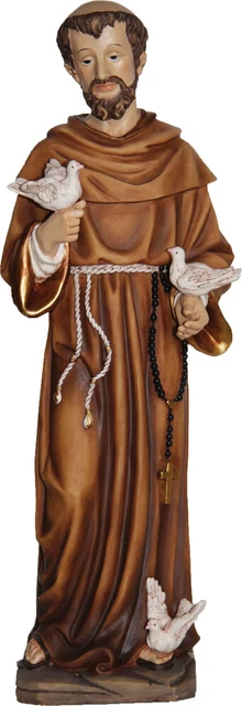Heiligenfigur Papst Franziskus I. Aus Polyresin - 13,2 Cm Hoch