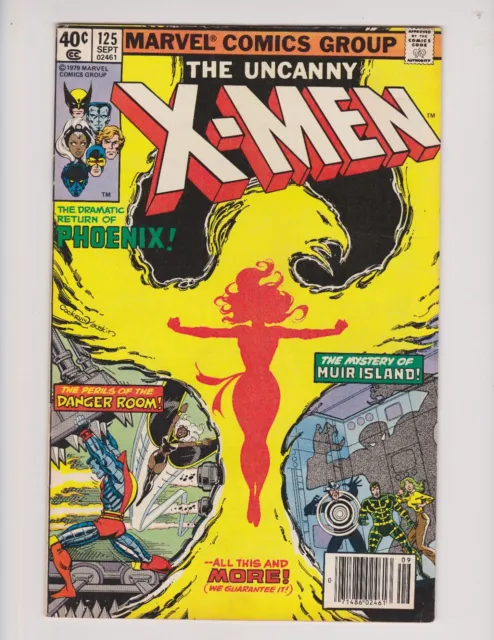 Uncanny X-Men #125 Marvel 1979 1St  Proteus / Mutant X Phoenix Claremont Byrne