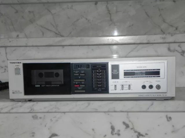 Toshiba PC G 1   HiFi  Stereo Tape Deck  Kassettendeck  Recorder