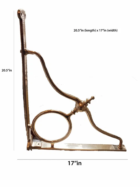 Wall Shelf Brackets - Antique Brass Era