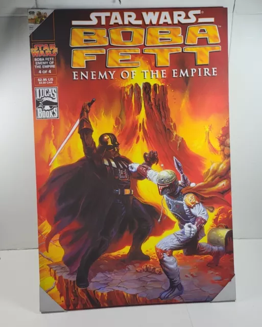 Star Wars boba fett enemy of the empire Wars:Saga-Boba Fett-Empire canvas. 3ft