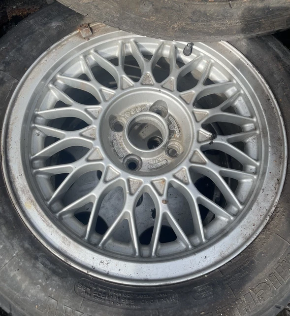 BBS 「RJ 407」モデル 15インチ 1 X GENUINE 15” BBS RJ 407 VW GOLF ALLOY 4x100 MK1 MK2 CORRADO
