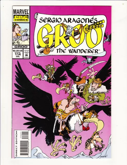 Groo The Wanderer #114 Marvel Epic 1994 Sergio Aragones End Of Run Low Print