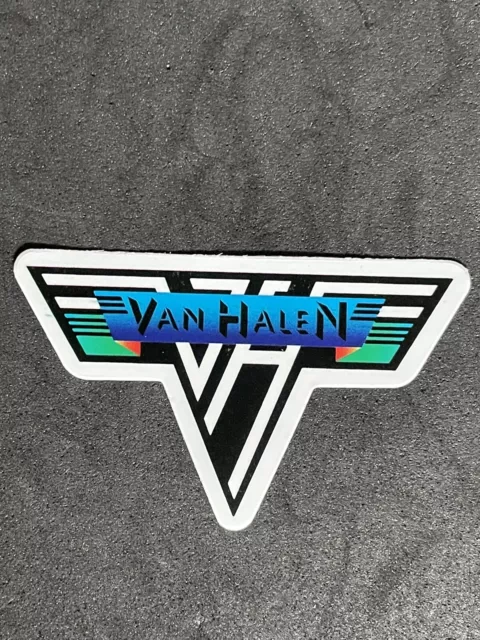 Van Halen Logo Mini Sticker Iconic 70s 80s Rock Band Legend LA for Laptop New!