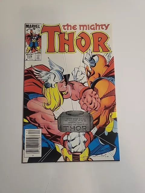 The Mighty Thor #338: Newsstand! 2nd appearance Beta Ray Bill! Marvel 1983 NM