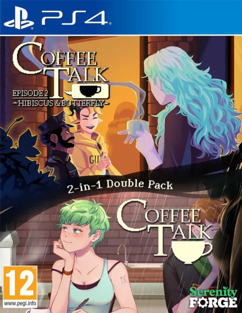 Coffee Talk 1 + 2 (Double Pack) PlayStation 4 (Sony Playstation 4)