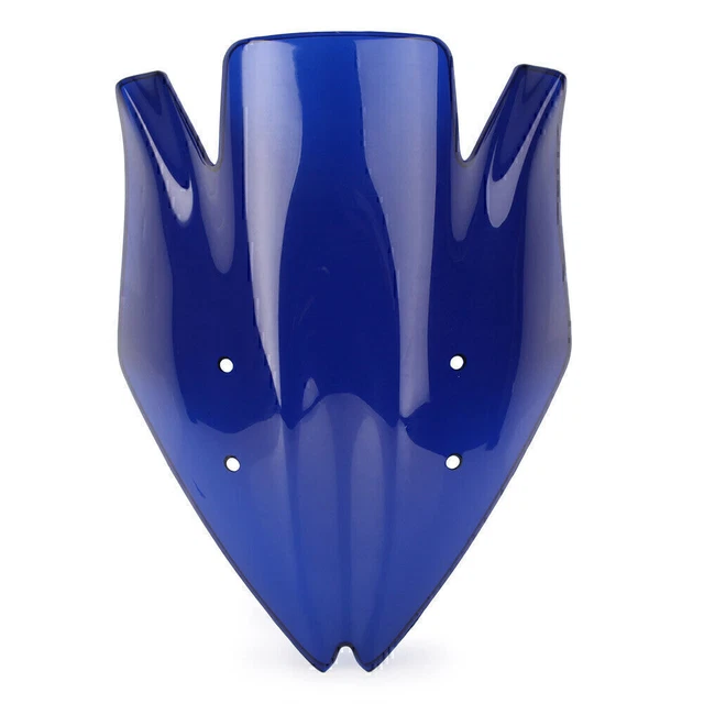 1x ABS Moto Windshield Wind Screen for  Kawasaki Z1000 2007-2009 Blue
