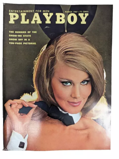 Playboy Mens Magazine March 1967  w Centerfold - Sharon Tate, Orson Welles