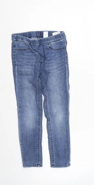 Pantaloni jegging blu da bambina H&M taglia 5 anni pullover regolari