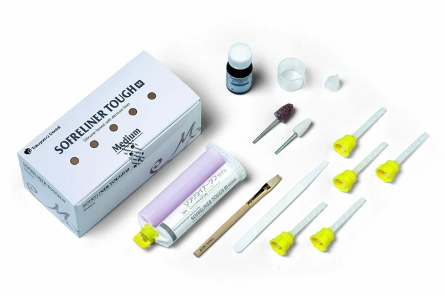 Tokuyama Sofreliner Tough medium Chairside Soft Lining Material for Denture