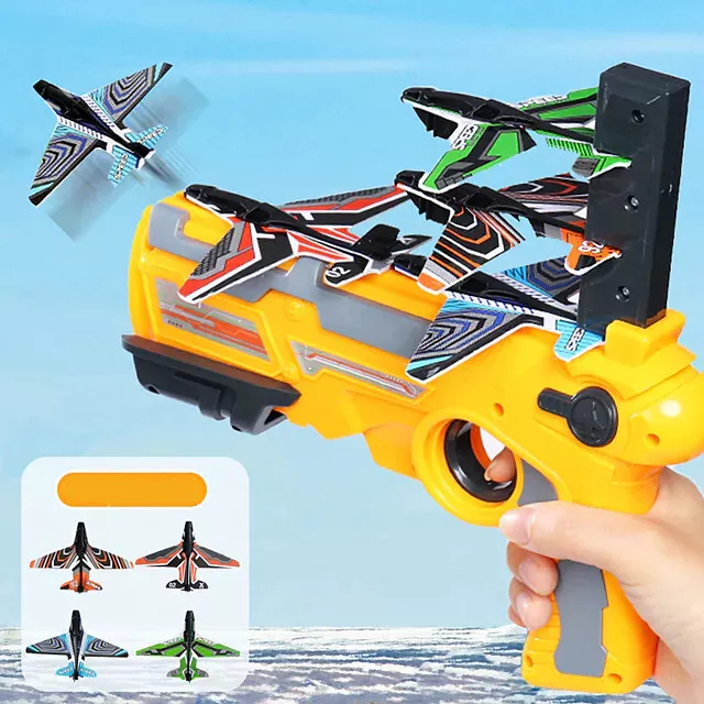 3 Pack Jouet d'avion avec lanceur, jouets pour enfants