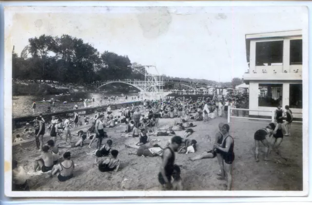 CP 94 Val-de-Marne - Maisons-Alfort-Charentonneau - La Plage : un coin du bar