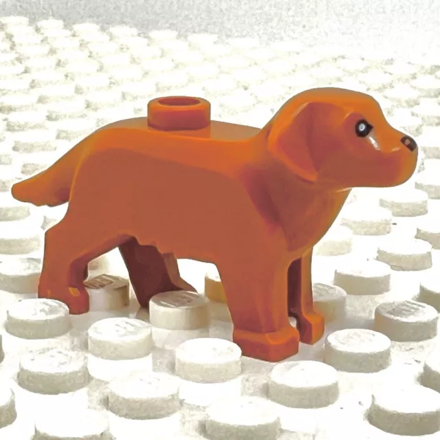 NEW! LEGO DOG Lab Yellow Retriever Minifigure Pet Animal Rescue