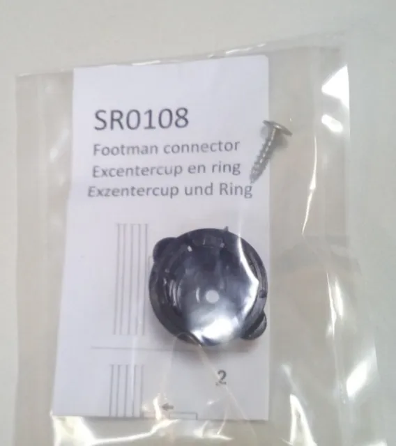 Louet Excentercup & Ring, Footman connector SR0108 piezas de repuesto de rueda giratoria S10 S17