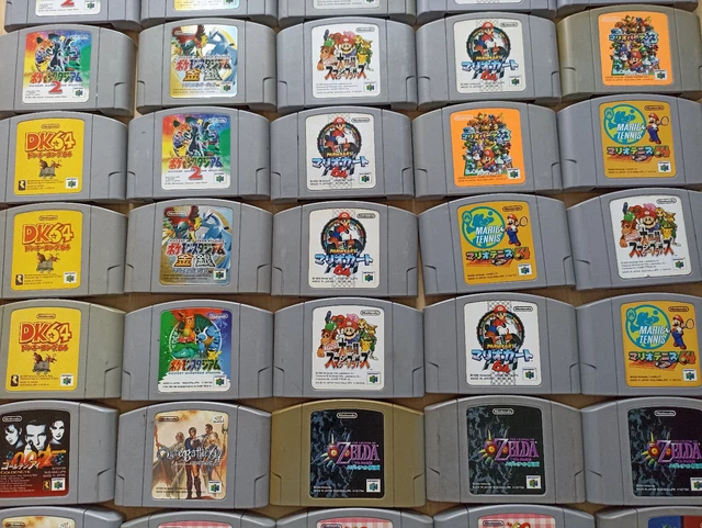 Nintendo 64 N64 Spiele Japan Mario Kart Super Mario Zelda Donkey Kong Smash Bros