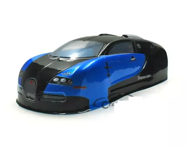 1/10 Onroad Rc Car Body Shell Bugatti For Tamiya ttt02 tt01e Hpi Rs4 Sprint2