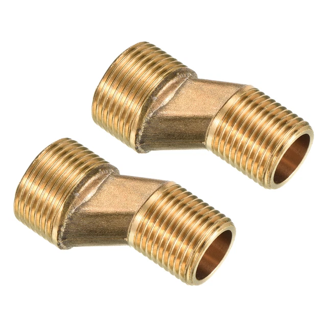 2Pcs Brass G1/2 to G3/4 Male Thread 50mm Claw Foot Bathtub Faucet Adapter